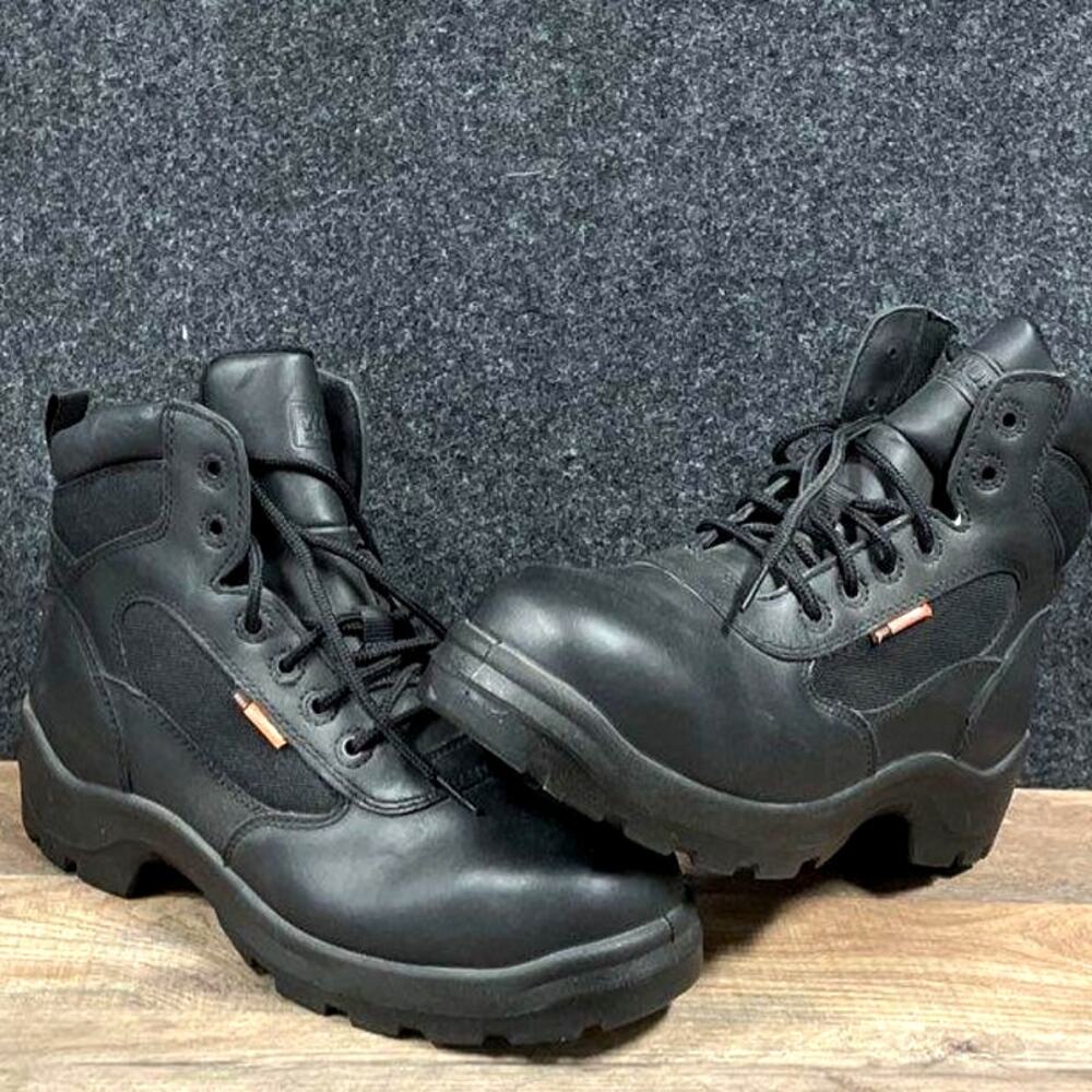 Men's 10 WIDE Worx by Red Wing 5611 Electrum Black Zip Composite Toe Work Boots